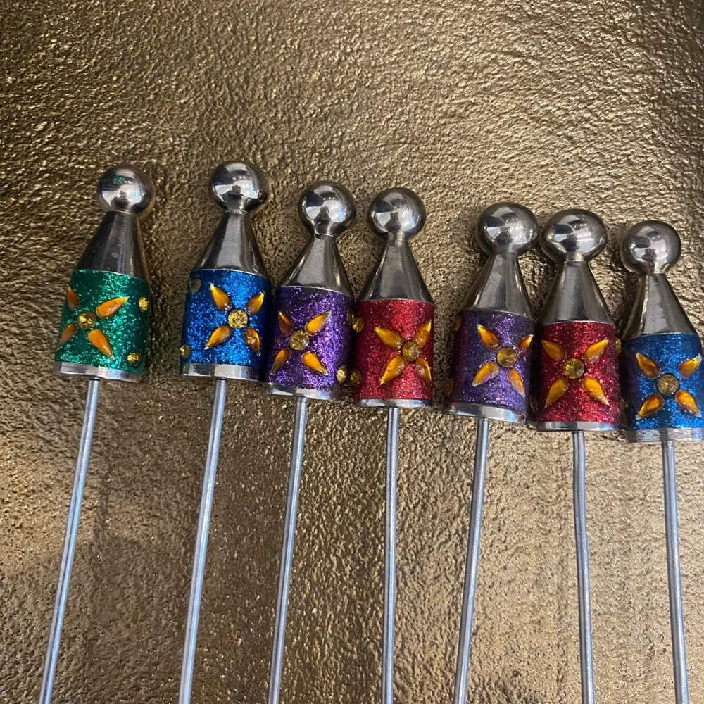 Pottery Barn Colorful Decorative Party Skewers